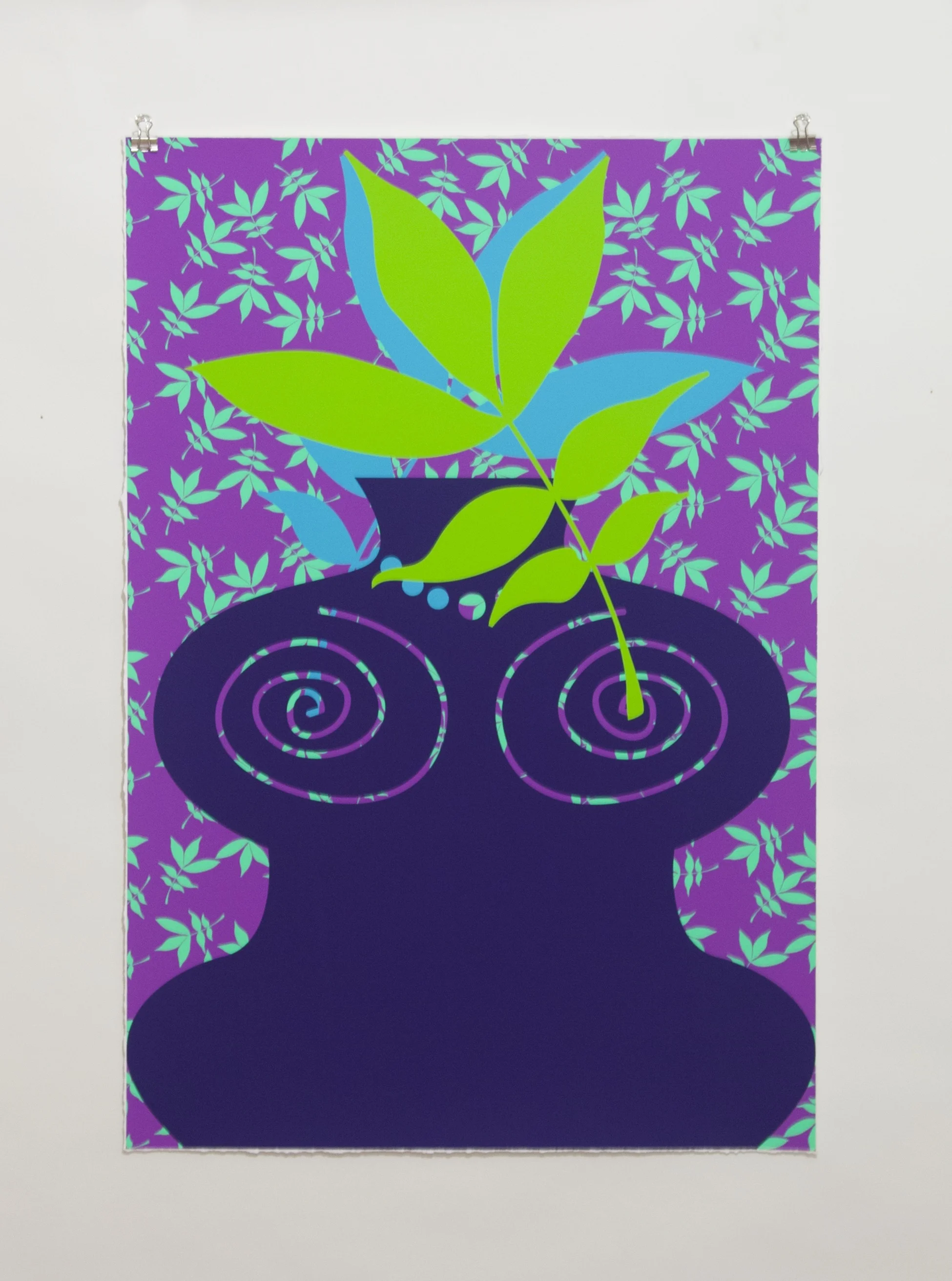 Purple Torso , 2015 Digital Print on Cold Press Paper 30 x 20 inches