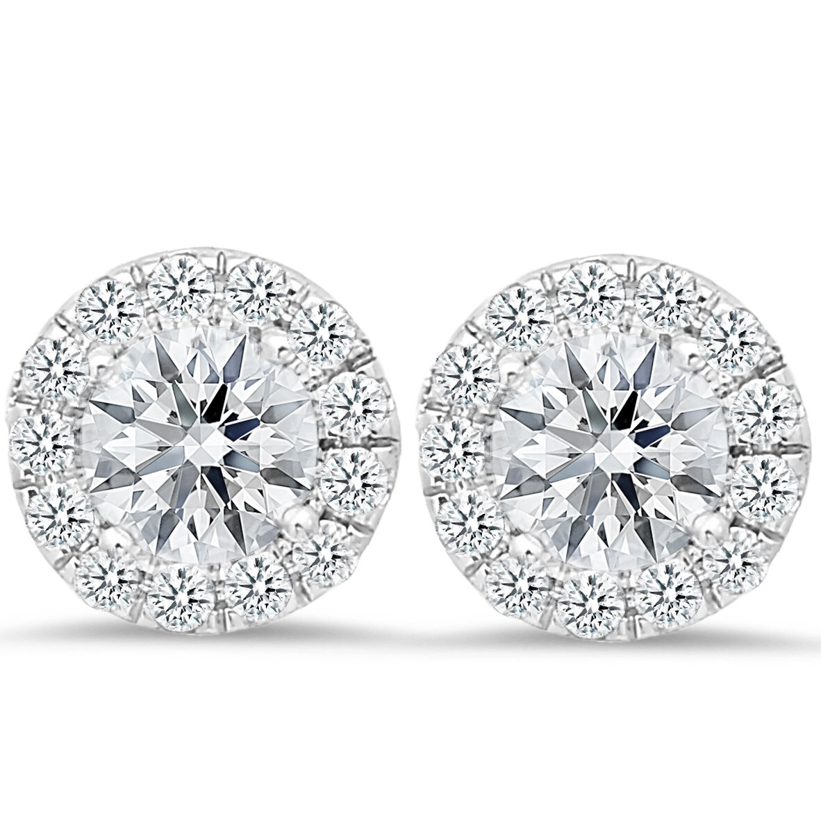 Buy Akiko White Gold Diamond Stud Earrings Online | Designer Jewellery  online Shopping India | Diamond Earrings Online Shopping