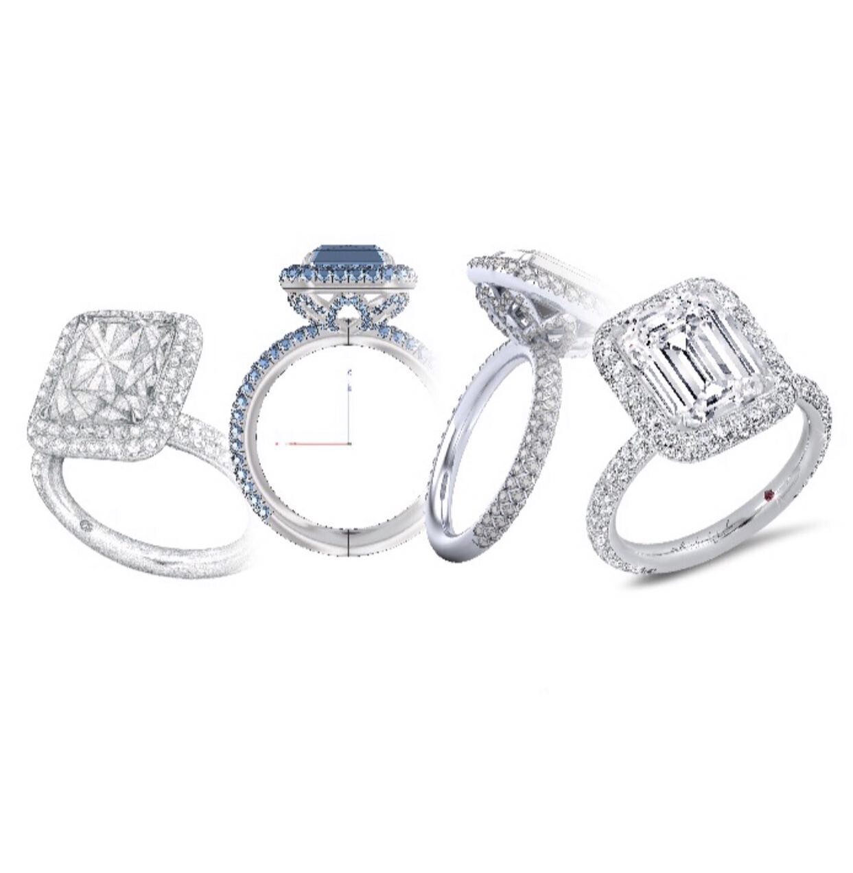 Did you know that we design and handcraft all of our engagement rings to fit the unique diamond of your choice? We simply your dream to reality💎
&bull;⁠
Hand designed by the Award winning Michael Hezar 🏅⁠
&bull;⁠
➡️ Follow @Michaeljohnjewelry for c