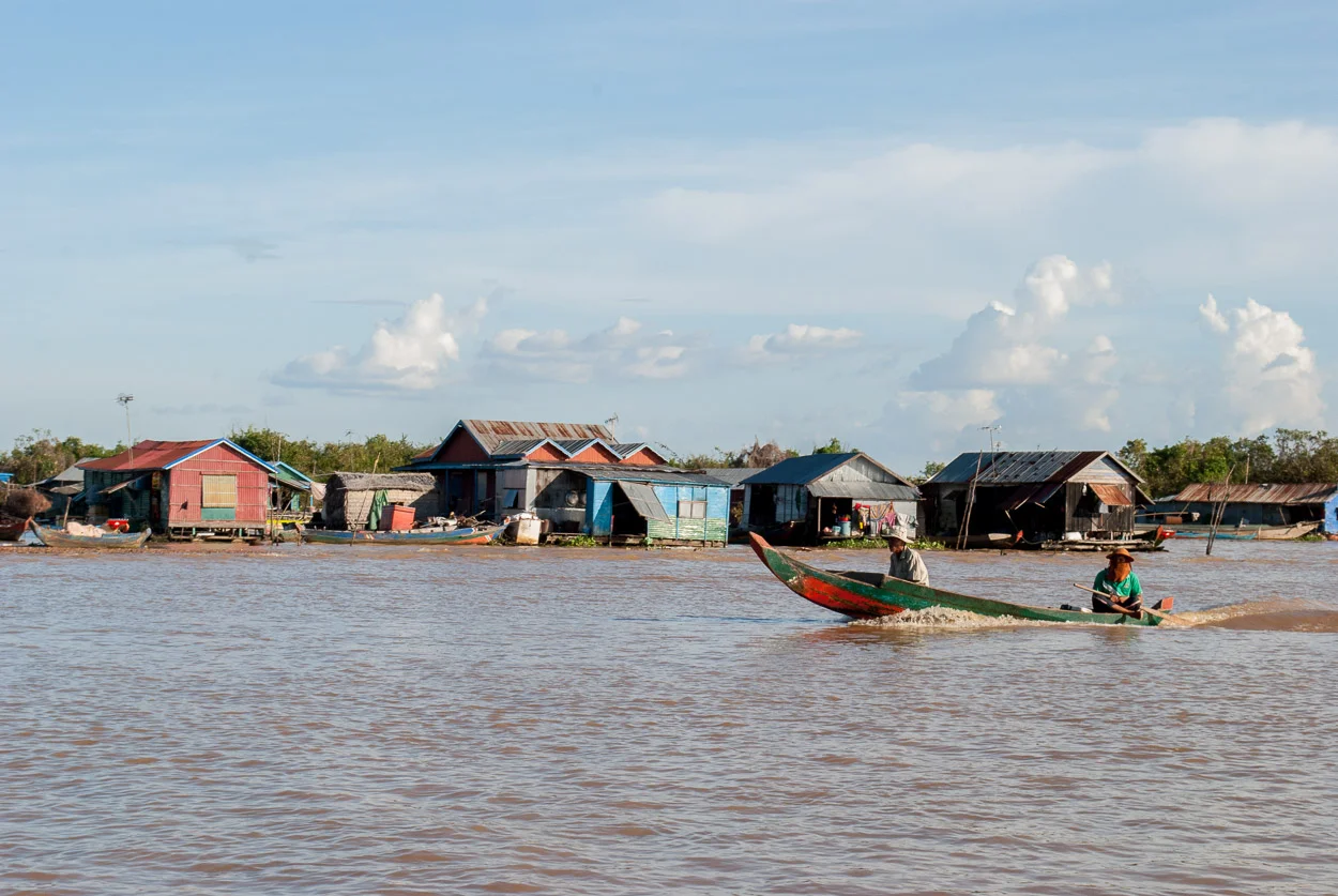 Village flottant du Tonlé Sap