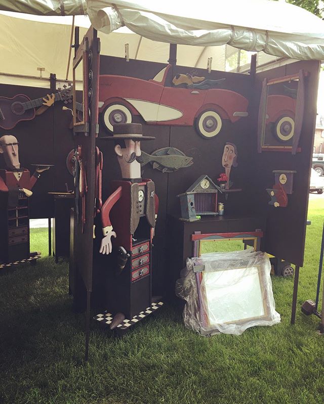 Almost set up for you Iowa! Looking forward to seeing you all at the #marionartsfestival Stop by and say hi!