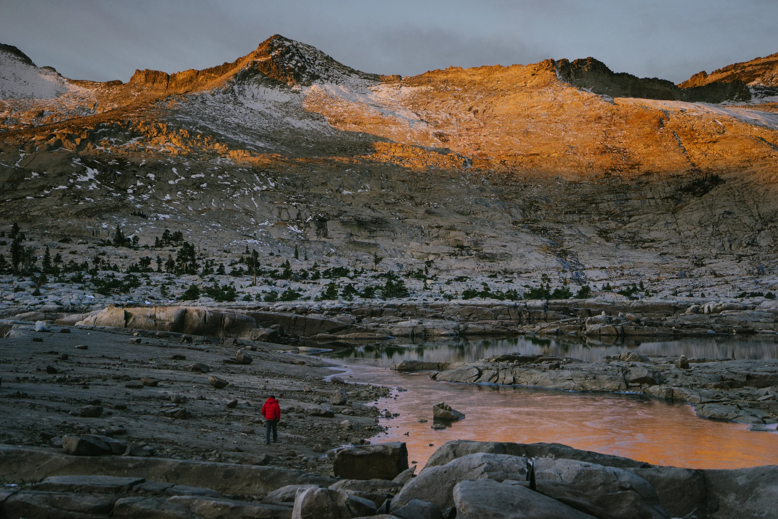 Lake Aloha in winter, California