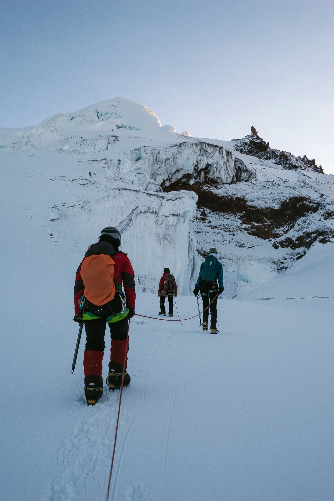 Climbing Volcan Antisana, Ecuador