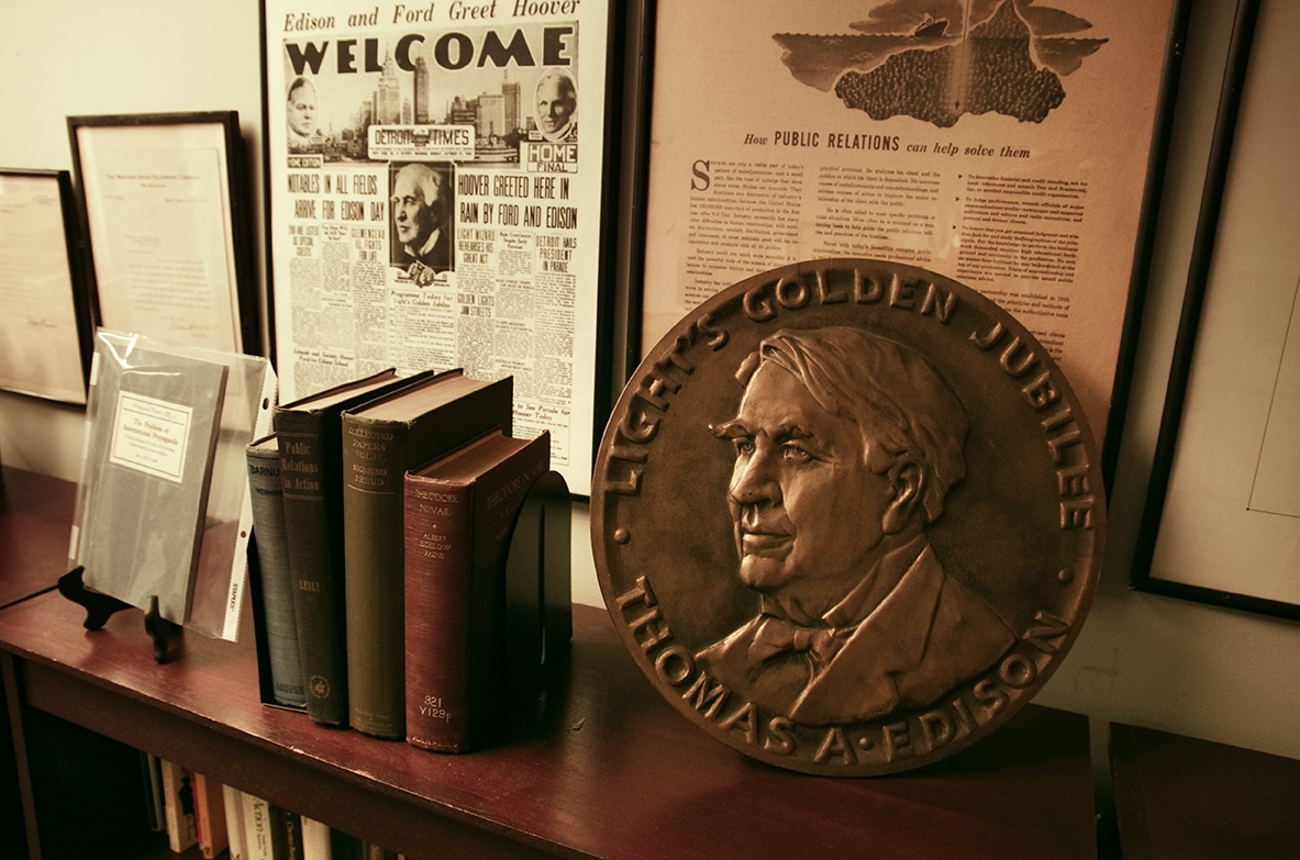 Books, posters and other artifacts provide a broad view of the profession