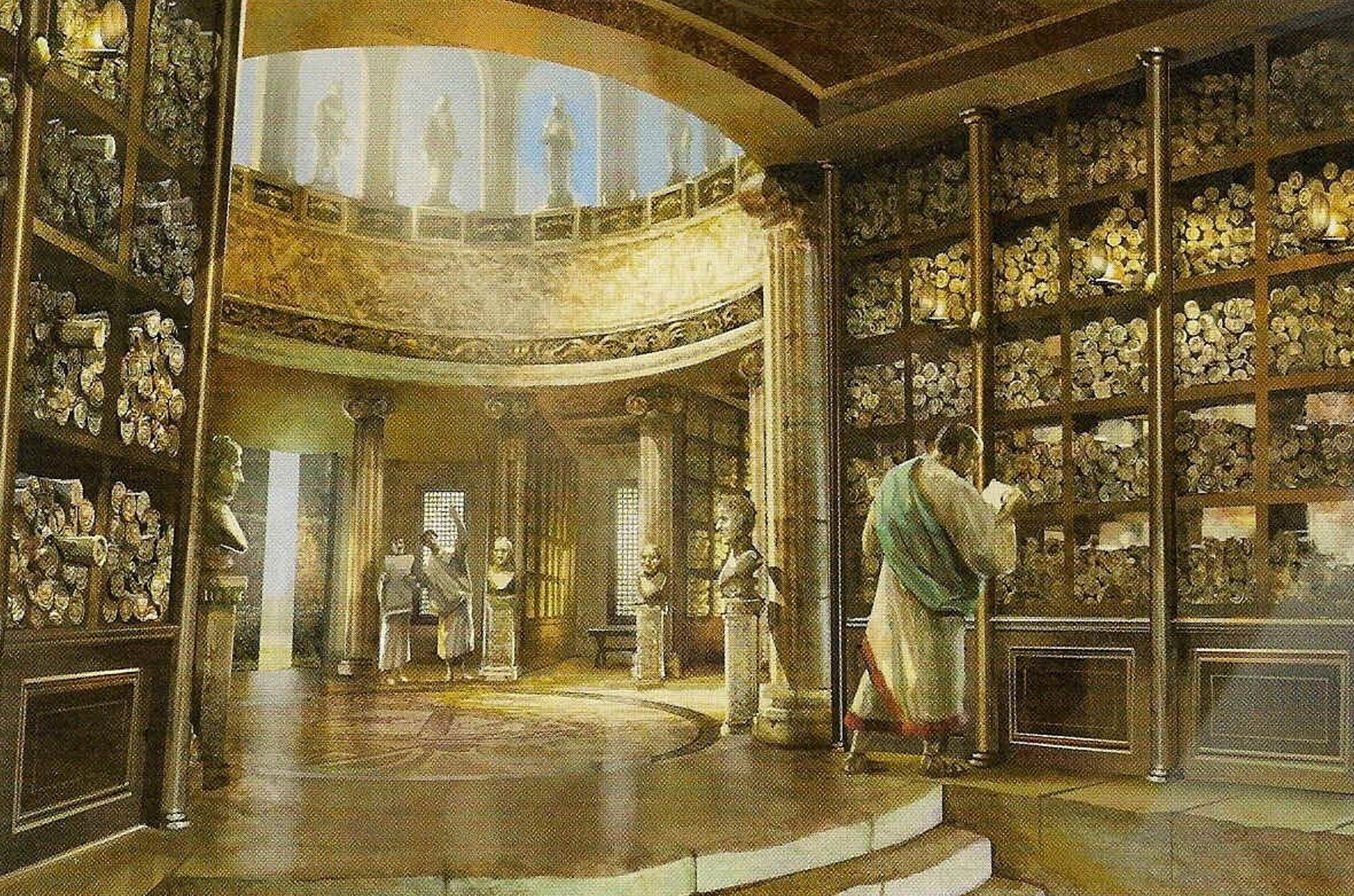Древняя библиотека александрии