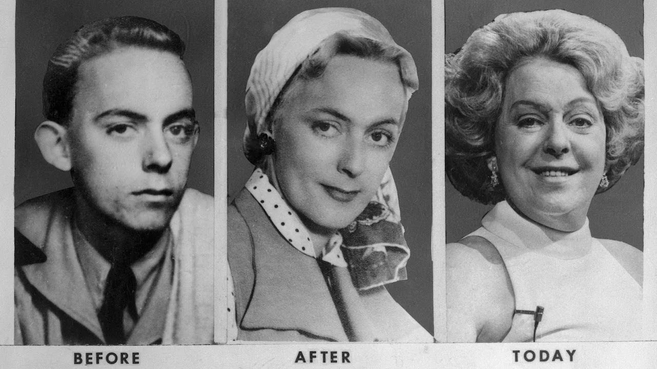 Christine Jorgensen, a transgender woman who gained prominence in the media as a transgender influencer. While she wasn’t the first to transition, she certainly started the long road to a paradigm shift in the way society views transgender persons.