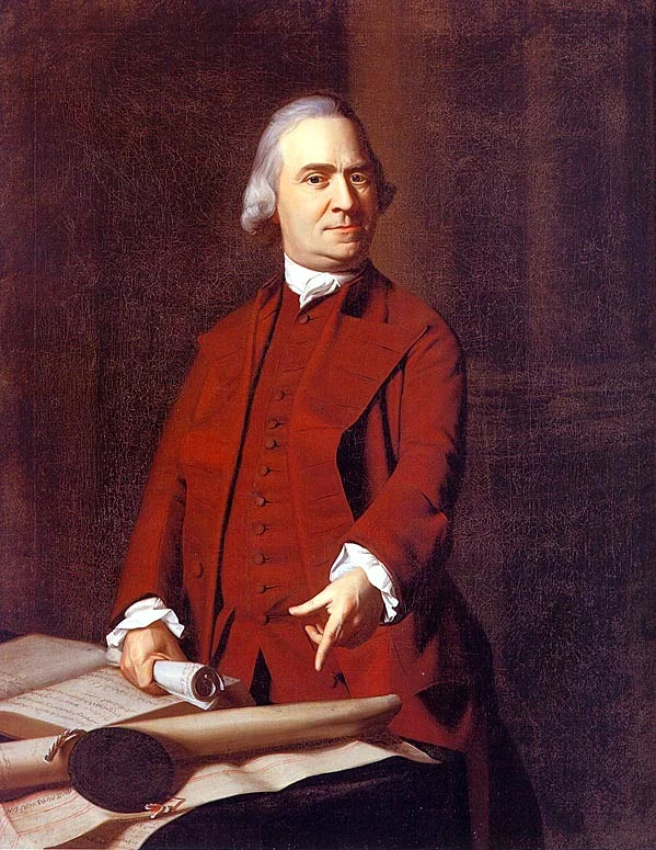"Portrait of Samuel Adams (1738-1815)" by John Single Copley licensed under CC BY 2.0