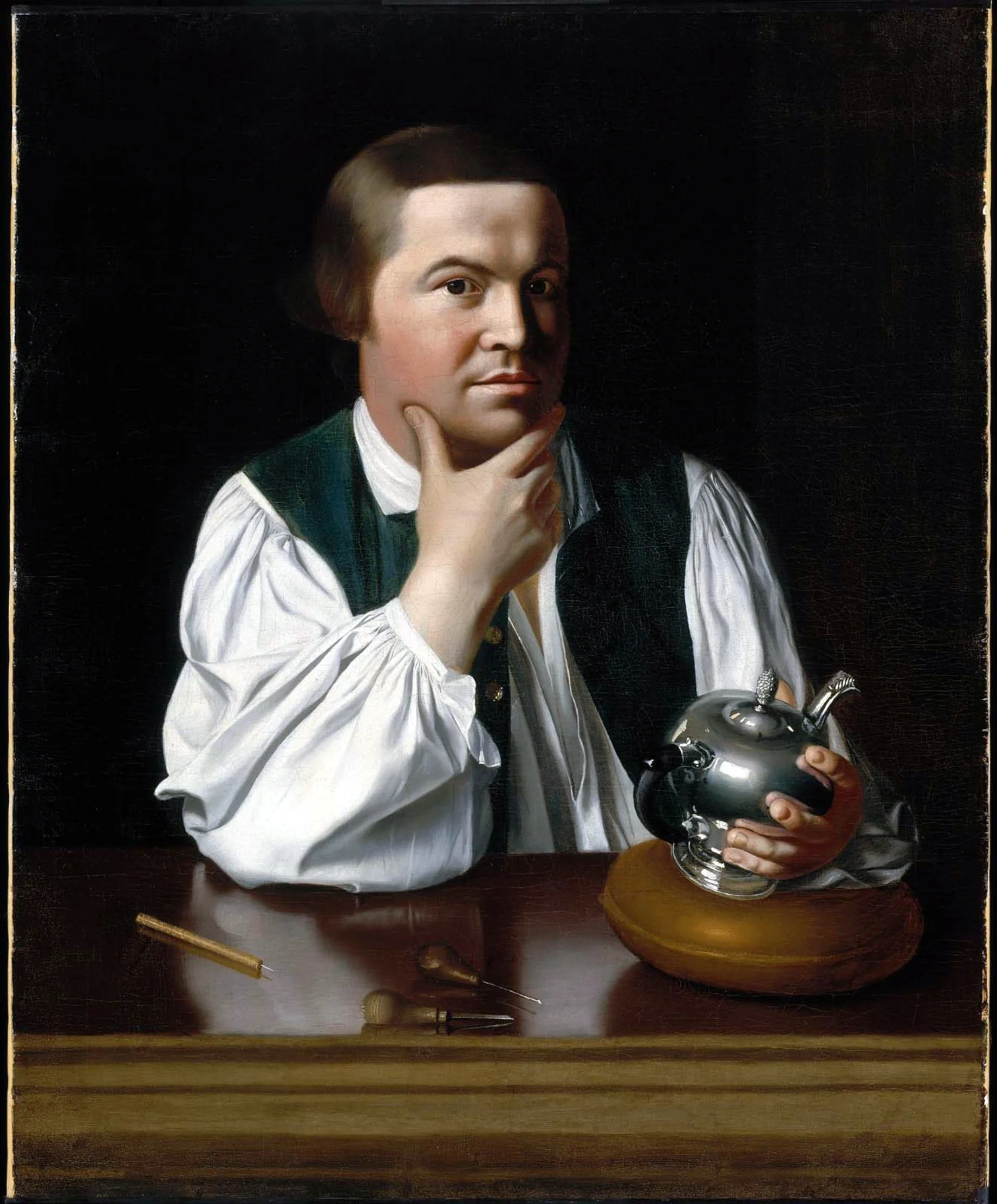 "Portrait of Paul Revere" by John Singleton Copley licensed under CC BY 2.0