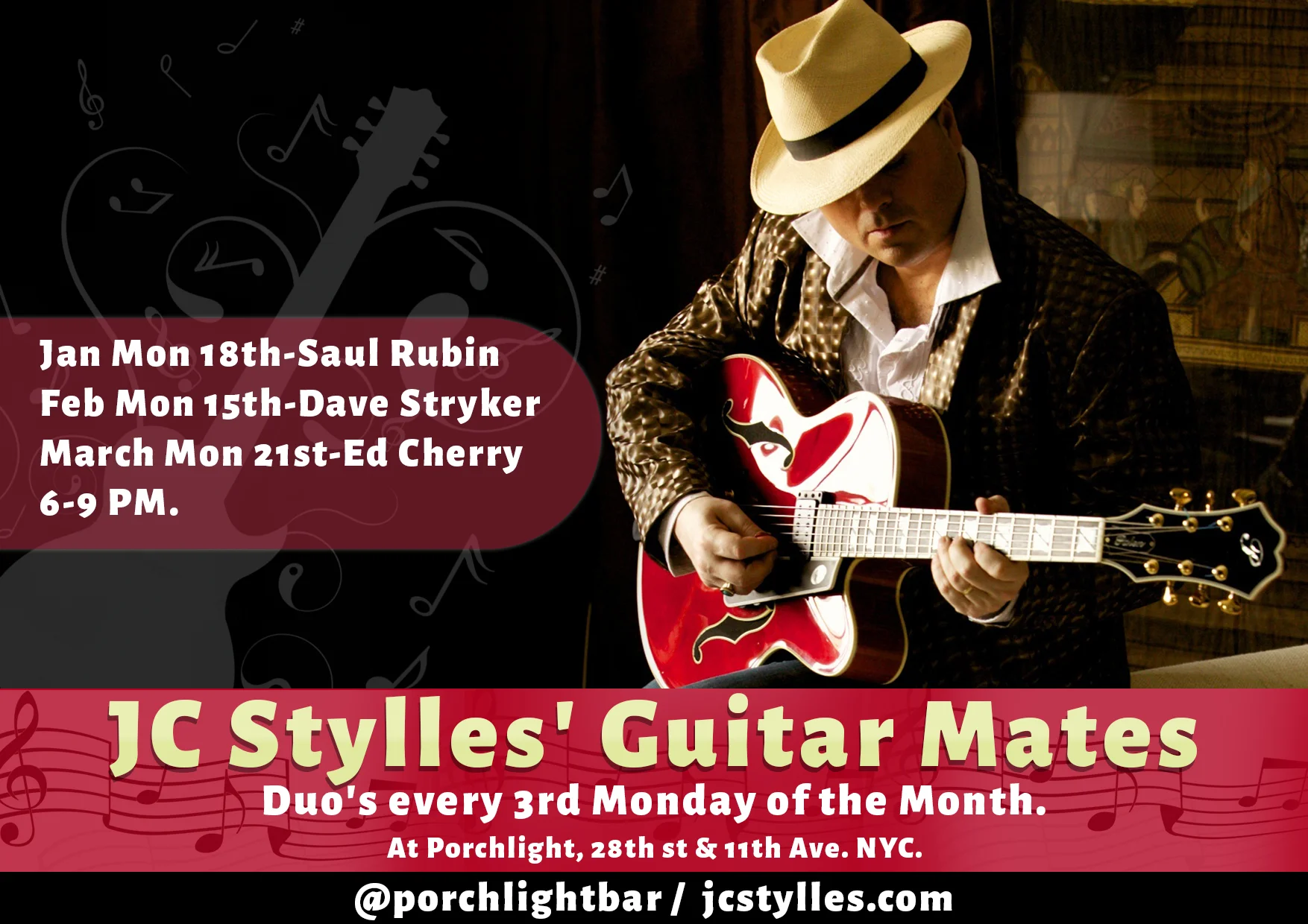 JC STYLLES' GUITAR MATES - SAUL RUBIN