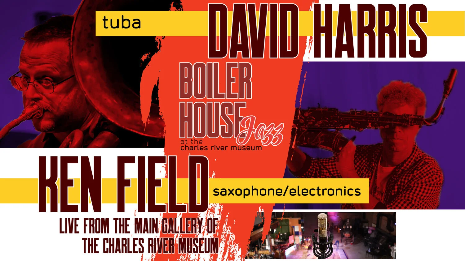 BOILER HOUSE JAZZ LIVE STREAM: KEN FIELD/DAVID HARRIS LIVE STREAM