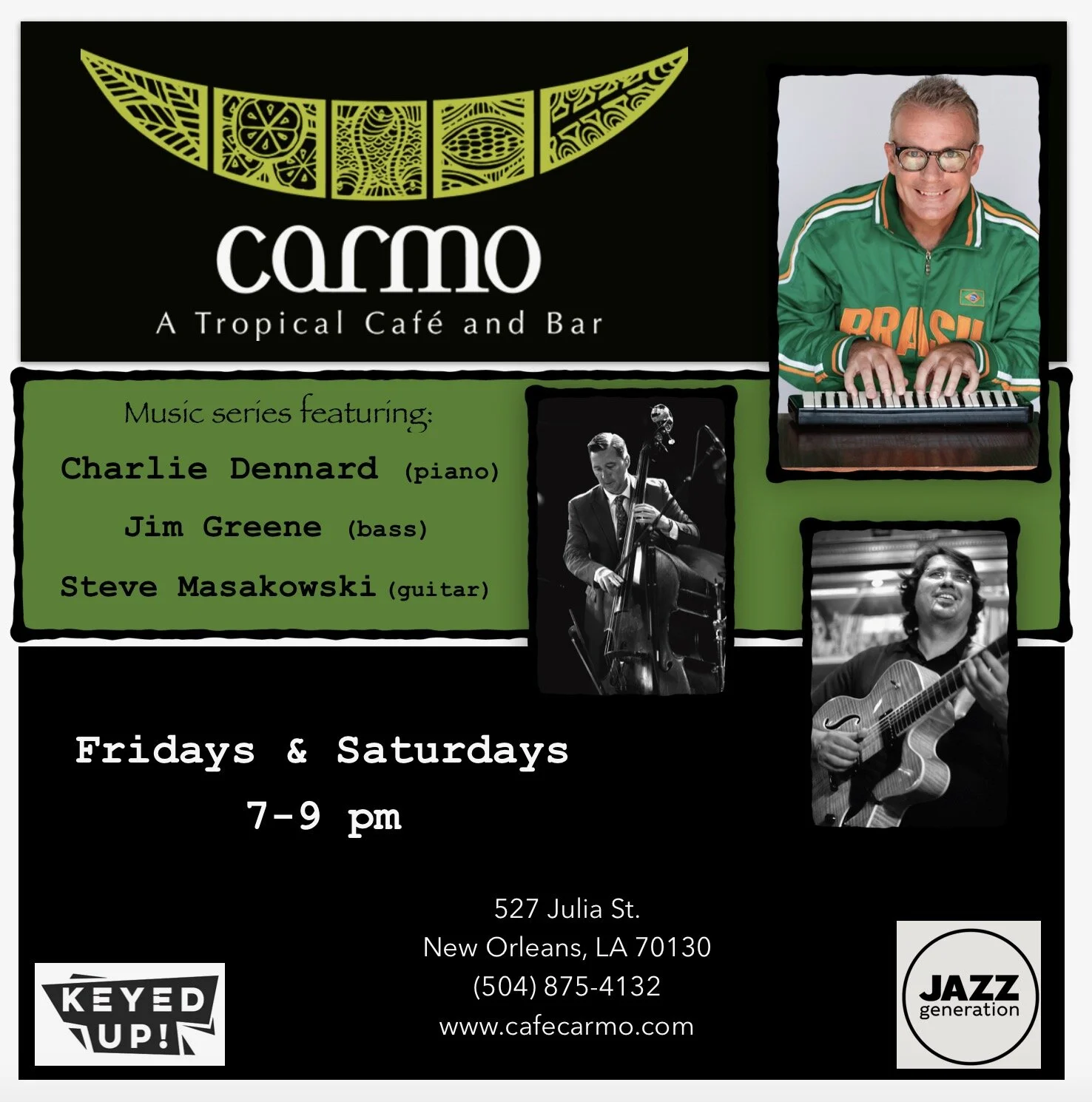 TRIO-ZINHO AT CAFE CARMO