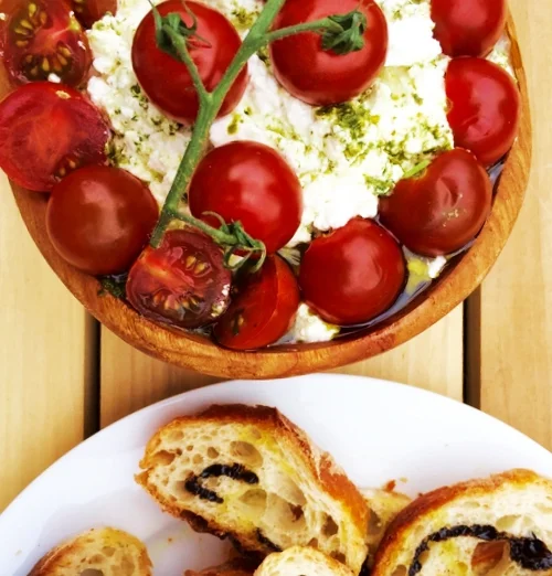 Pesto Perfect Ricotta Dip & Patriotic Potato Salad