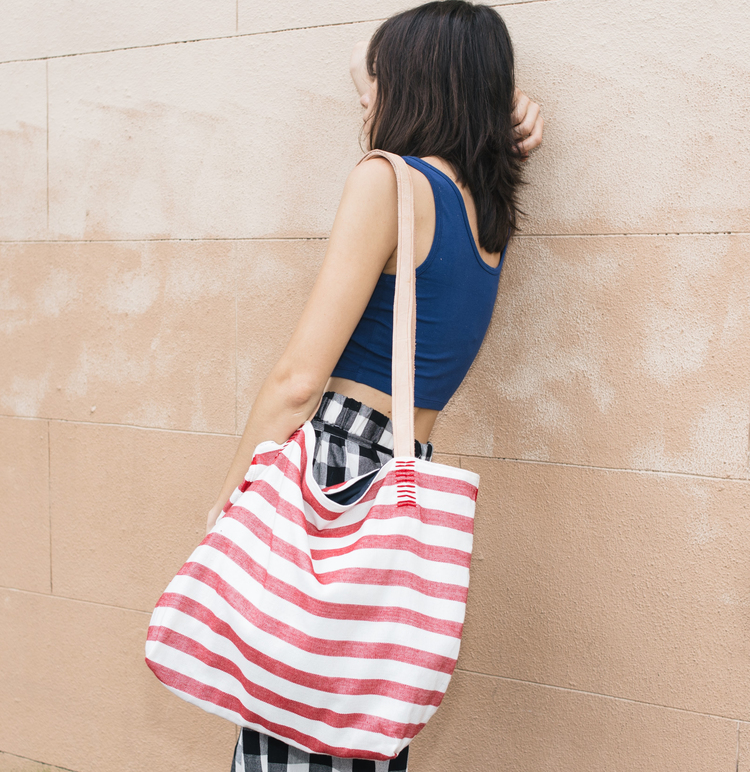 Proud Mary Striped Tote $32 SALE