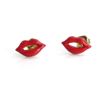 Lips Kiss Earrings $18 