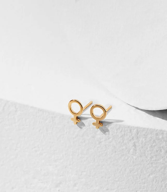 Kris Nations Women Symbol Studs $38