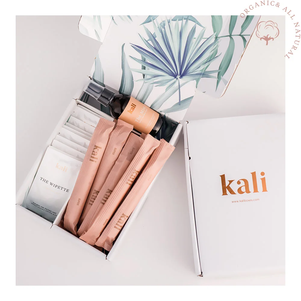 Kali Organic Tampon Box Set $20