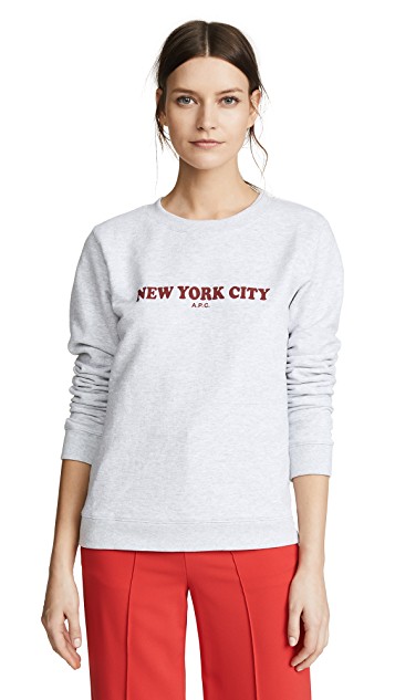 APC NYC Sweatshirt $135