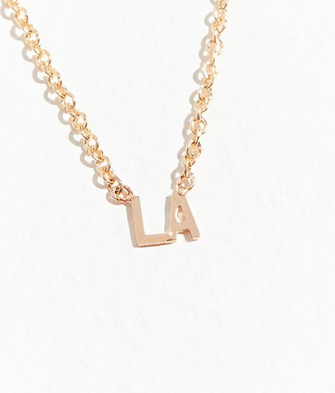 May Martin 14k LA Necklace $106 