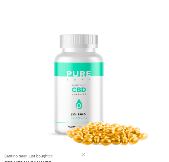 Pure Kana CBD Capsules $83 