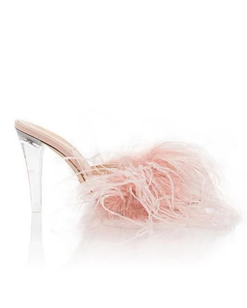 BROTHER VEILLES Maribou Pumps $525