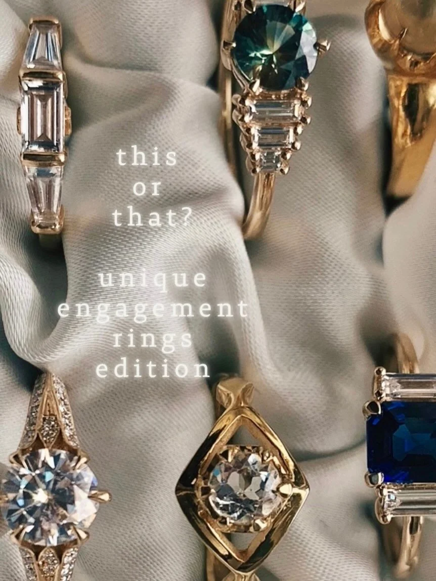 some loves are loud, gleaming like sunlight caught in a diamond&rsquo;s fire. others hush softly, like moonlight slipping across gold. one heart dreams in symmetry, another in wild, organic curves. this or that, there&rsquo;s no wrong choice. only th