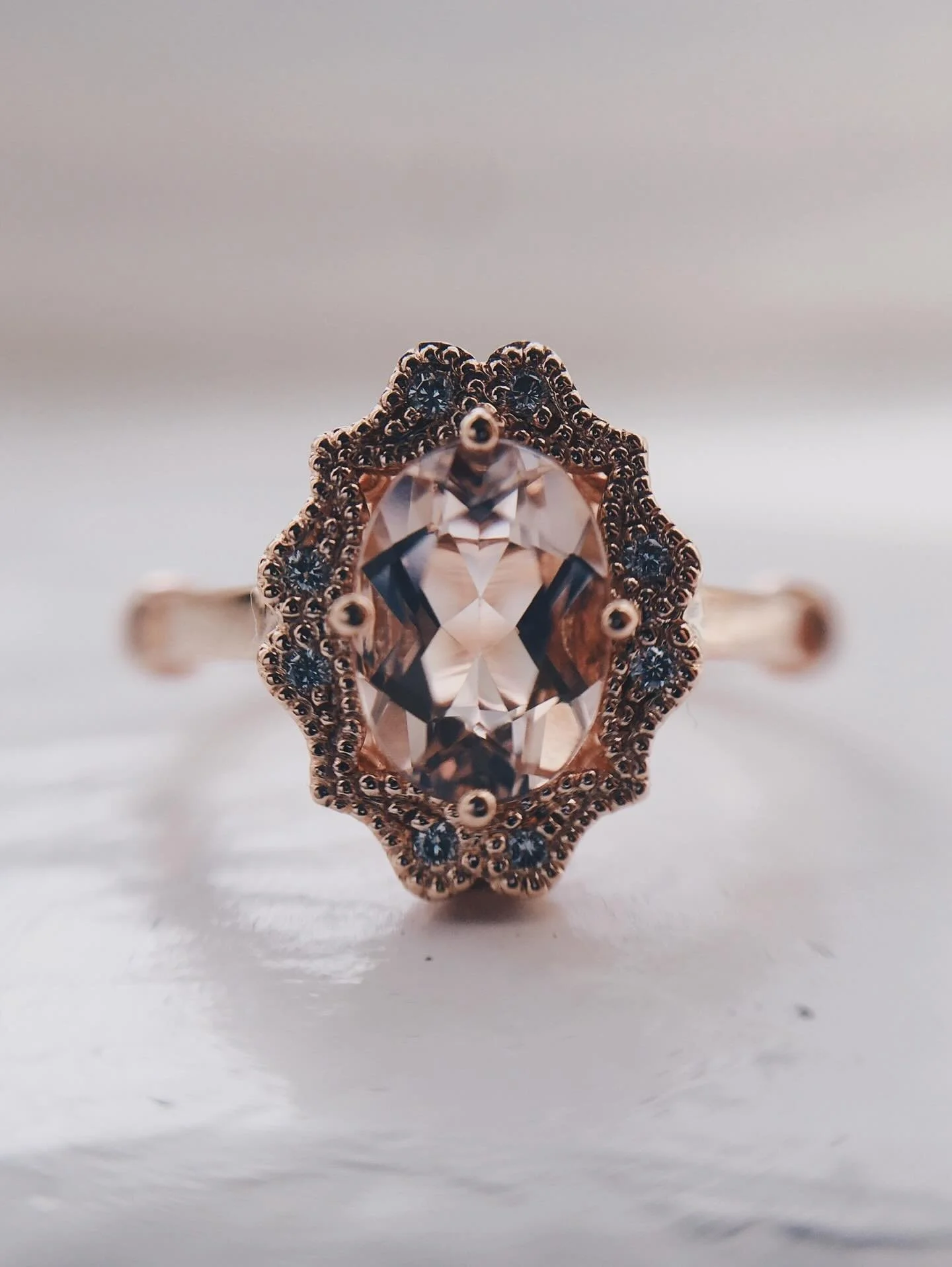 diamonds get all the hype, but have you seen how juicy gemstones can be?

think glowing sapphires, lush emeralds, moody spinel, dreamy morganite, and rich garnet that looks like a glass of red wine held up to the light. these stones catch color, dept