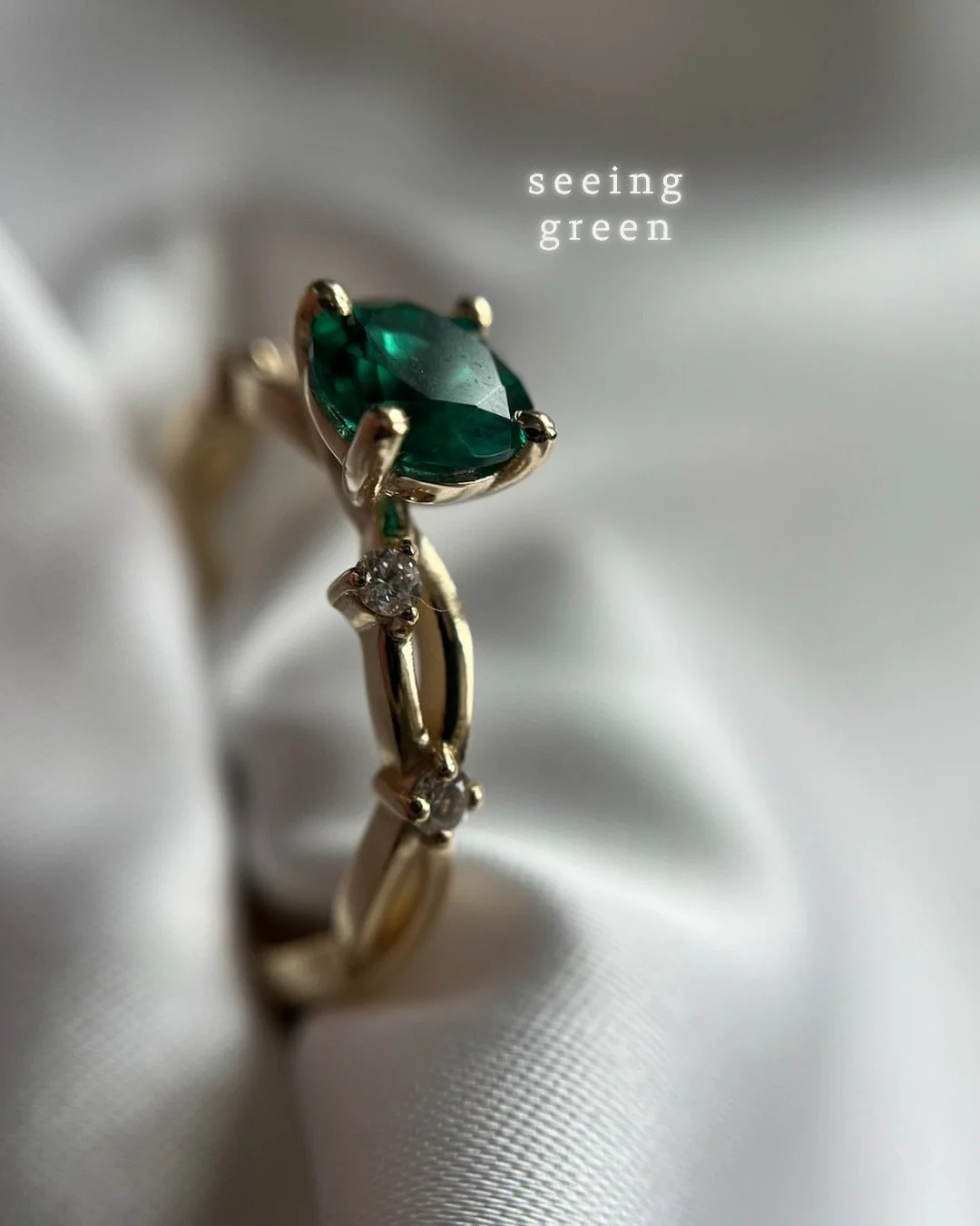 green has a way of feeling both timeless and unexpected.

rich emeralds, earthy tourmalines, dreamy green sapphires, and everything in between. each tells a different, unique story, and that&rsquo;s what makes designing with colour so much fun.

whic