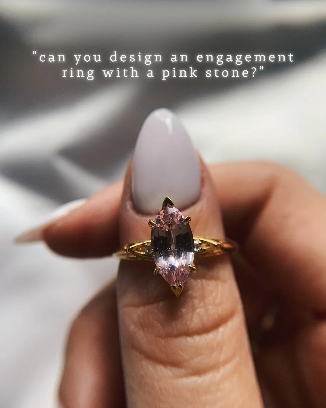 yes, yes, yes! 🪷

there are so many pinks to choose from: rosy pink sapphires, juicy spinels, dreamy morganite. i&rsquo;ve designed rings with stones with the faintest ballet-slipper blush to deepest delicious watermelon candy tones.

which shade of