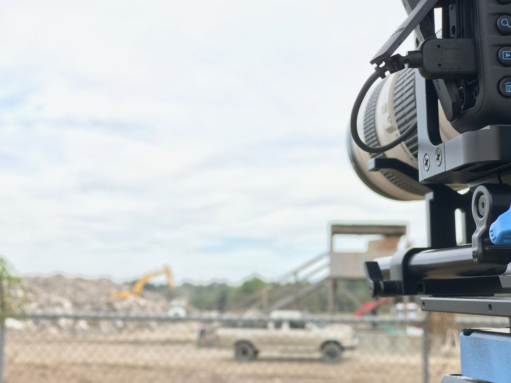 B-ROLL AT ONE OF THE TWO TEMPORARY DUMP SITES.