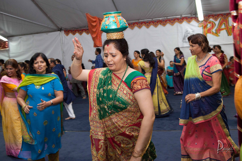 Dancers perform during the Radha Krishna Mandir temple’s 2012 Raas Garba festival. Residents and local property owners have protested the temple’s plans to expand.