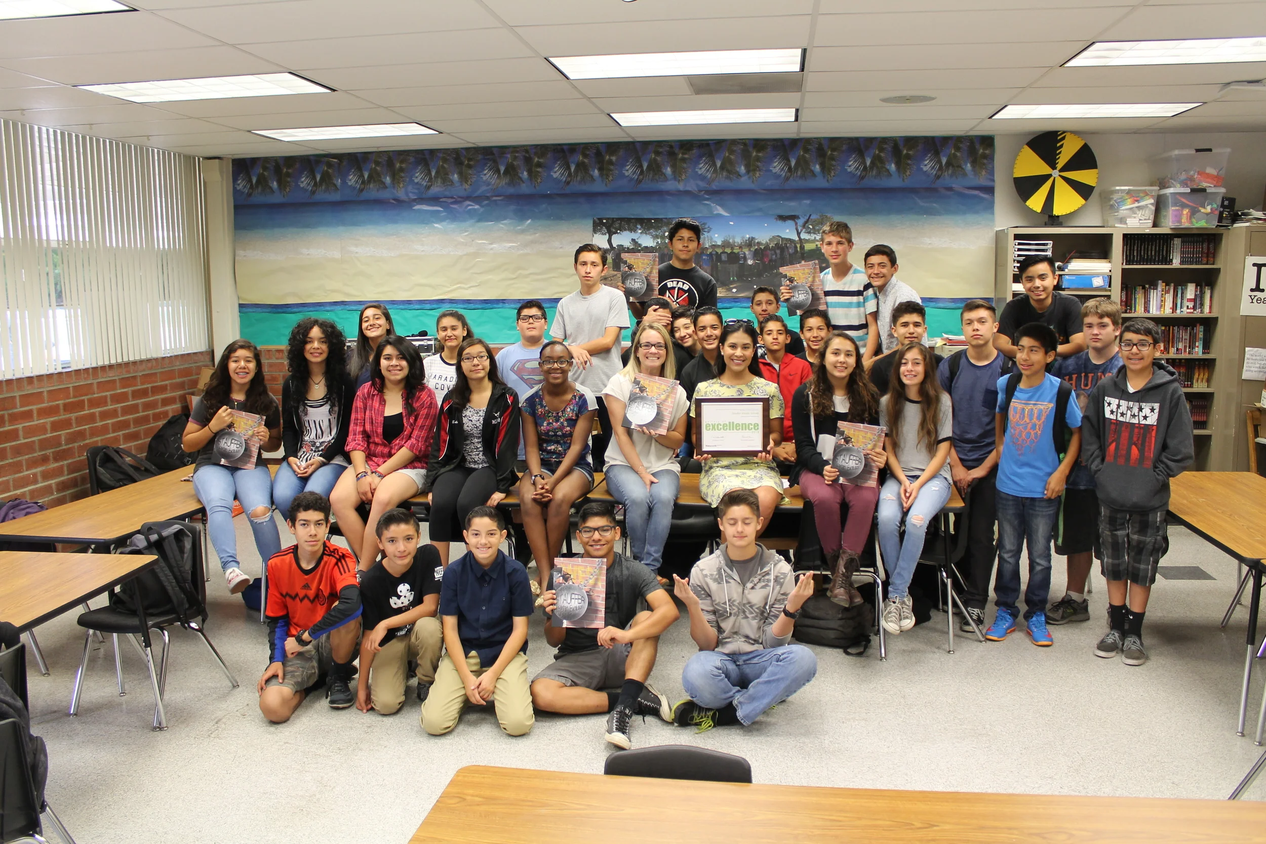 Stauffer Middle School wins national yearbook award
