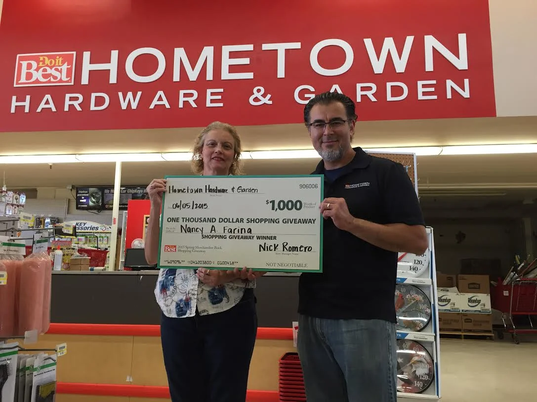 Hometown Hardware announces winner of $1,000 shopping spree