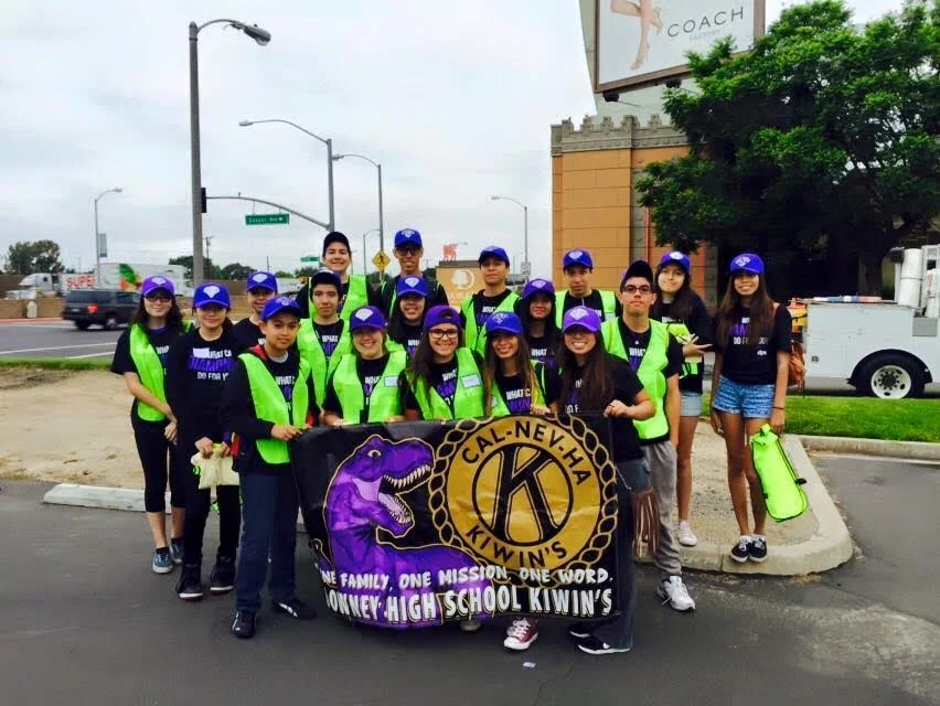 Downey students selling shopping tickets for a good cause