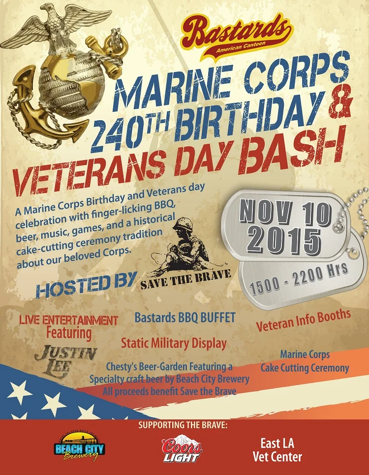 Bastards restaurant throwing party for Marines birthday