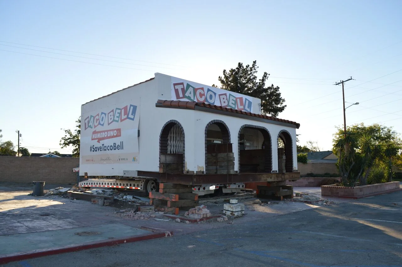 Taco Bell saves first restaurant from demolition