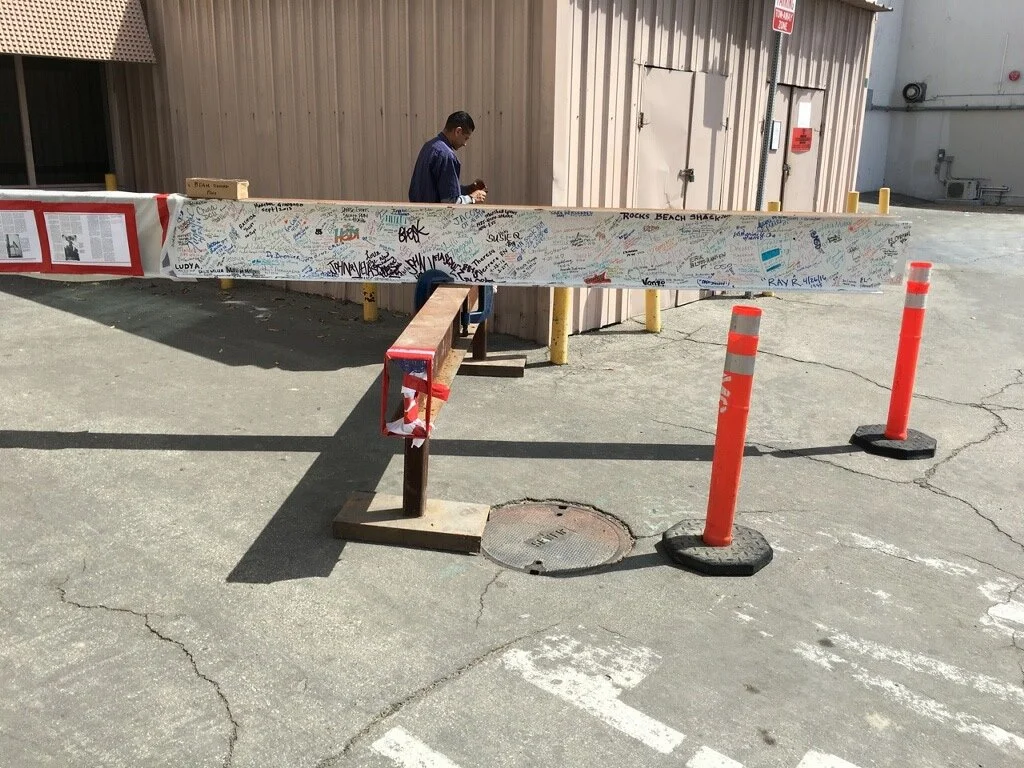 Rancho celebrates as final beam put into place
