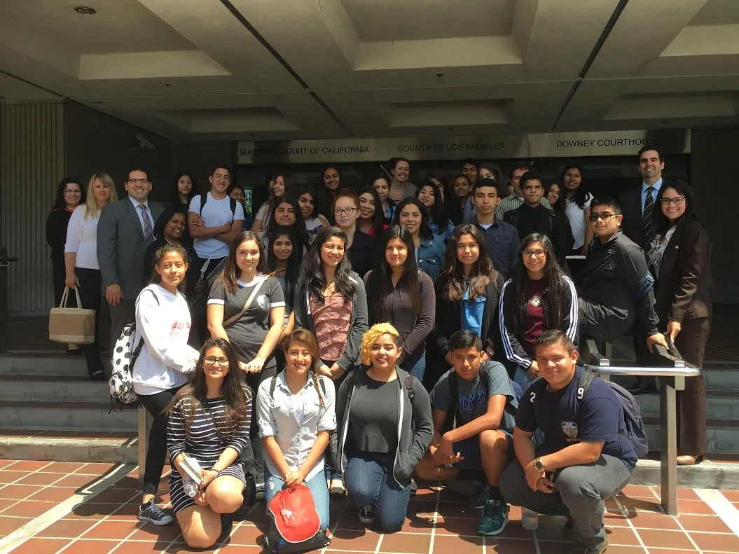 Students get behind-the-scenes tour at Downey Superior Court