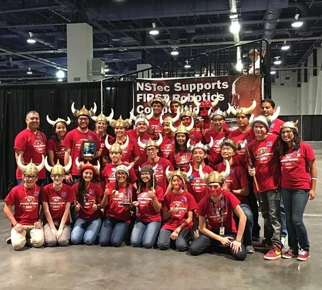 Striking Vikings return from championships in St. Louis