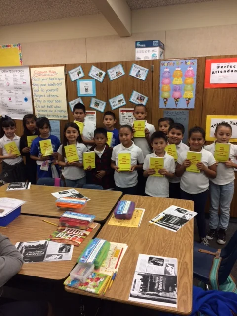 Elks donate 1,100 dictionaries to Paramount third-graders