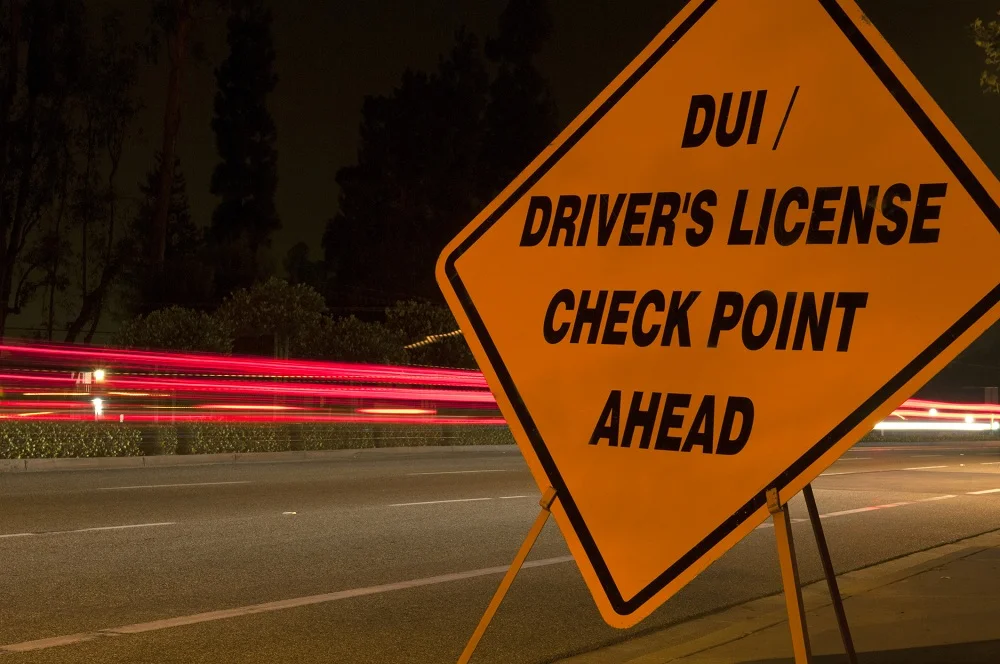DUI, driver's license checkpoint Friday night in Downey