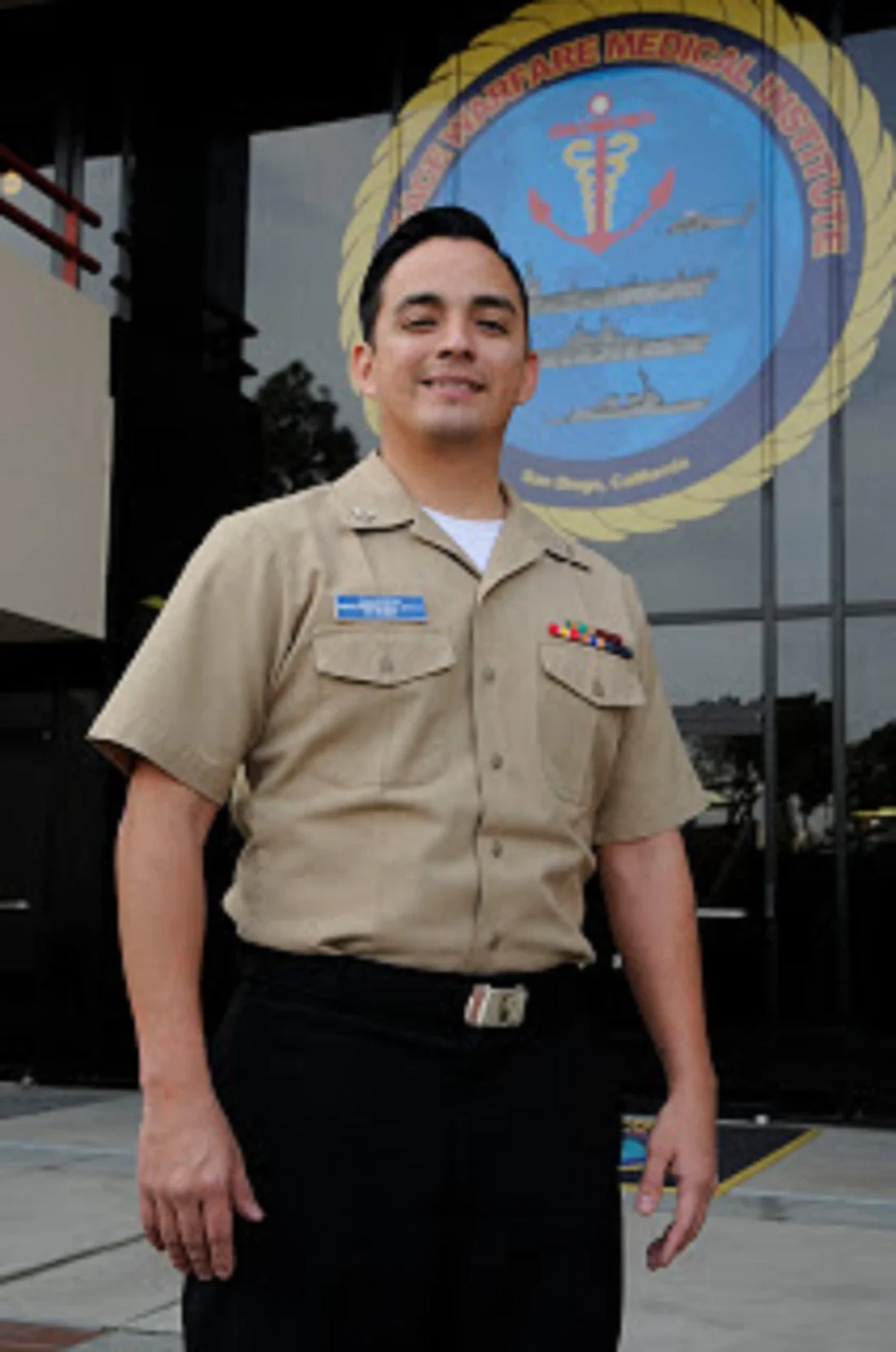 Downey's Robert Calderon provides healthcare for U.S. Navy sailors