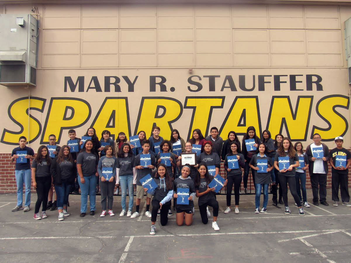 Stauffer yearbook staff wins third consecutive award
