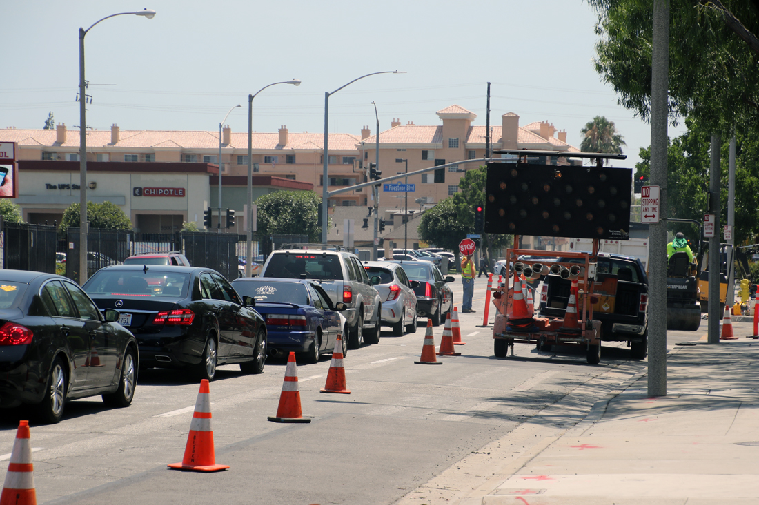The City Council is considering street repairs to Brookshire Avenue this summer. Photo by Alex Dominguez.