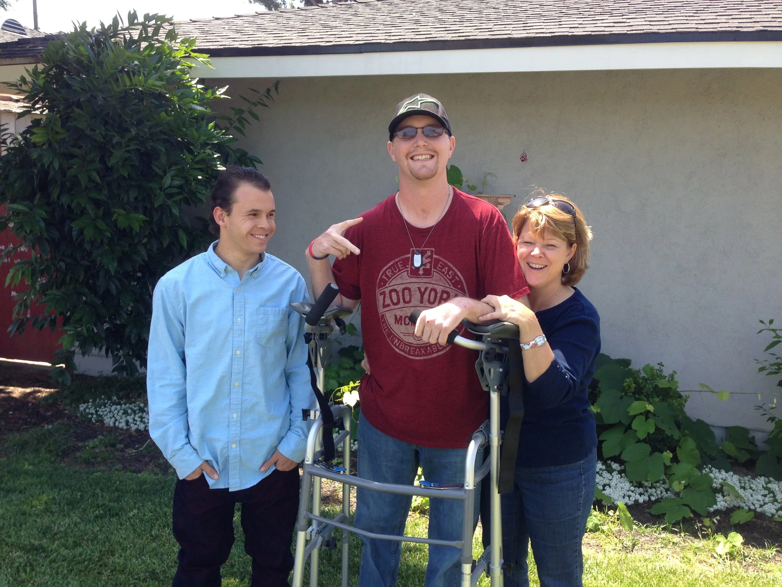 Laura Taylor with her sons Jeremy and Nik. Photo provided by Laura Taylor