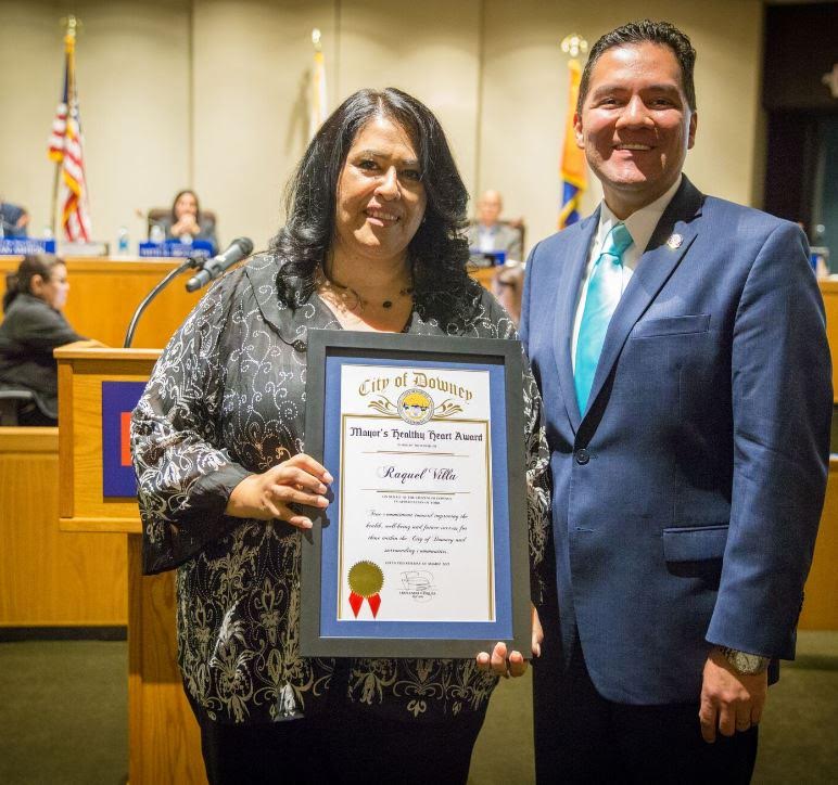 Mayor honors non-profit exec with ‘Healthy Heart’ award