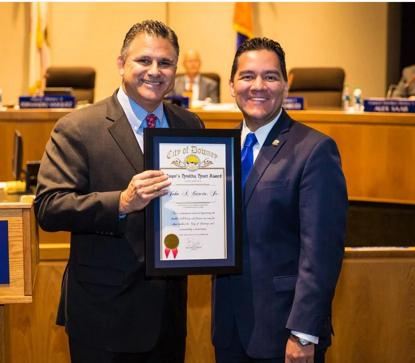 Dr. John Garcia awarded mayor's Healthy Heart Award