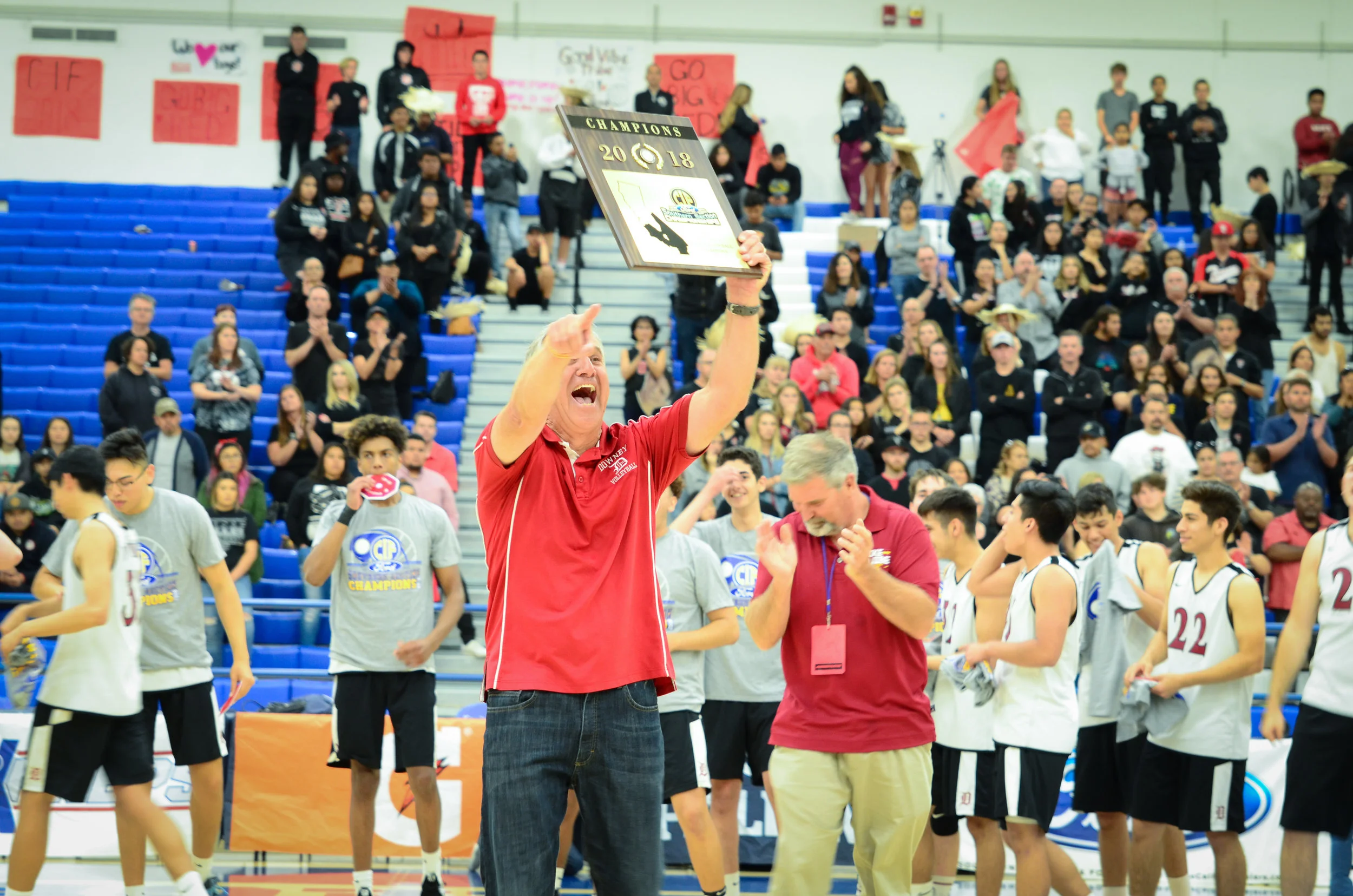 Downey High coach of the year Robert McCarthy. Photos courtesy DUSD