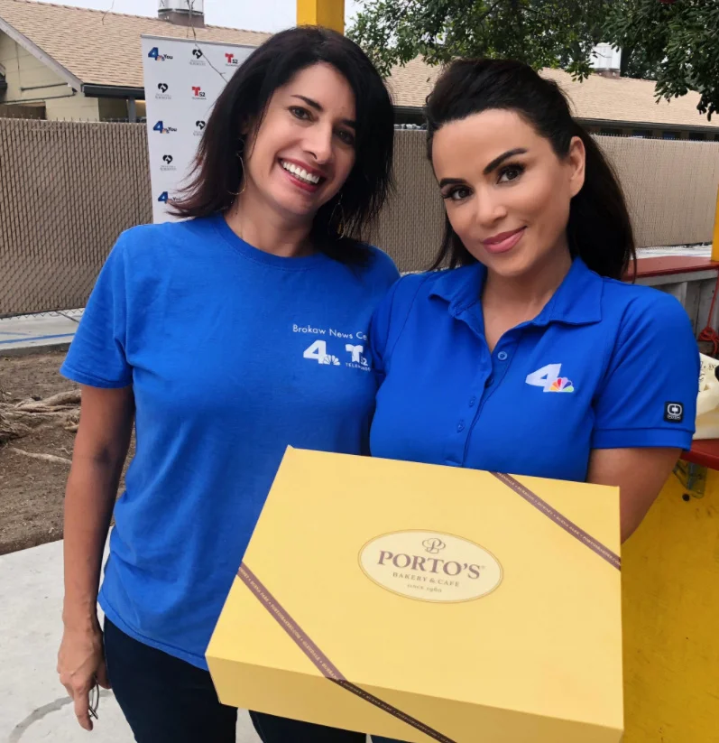 NBC-4 assignment editor Rosa Ordaz and traffic reporter Alysha Del Valle helped place animals in forever homes at an adoption event in Downey last week.
