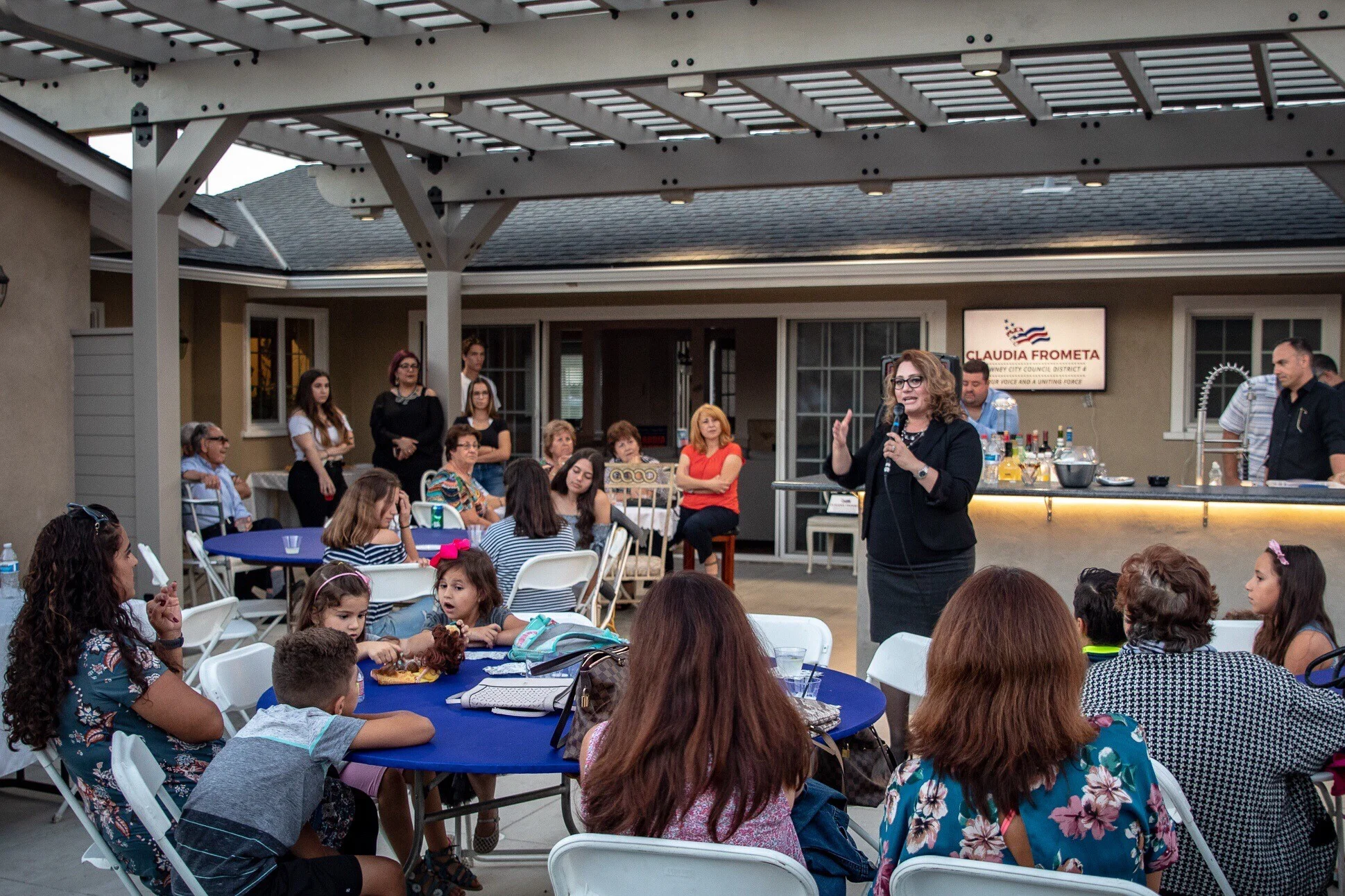 Members of Downey's Greek community host fundraiser for Claudia Frometa