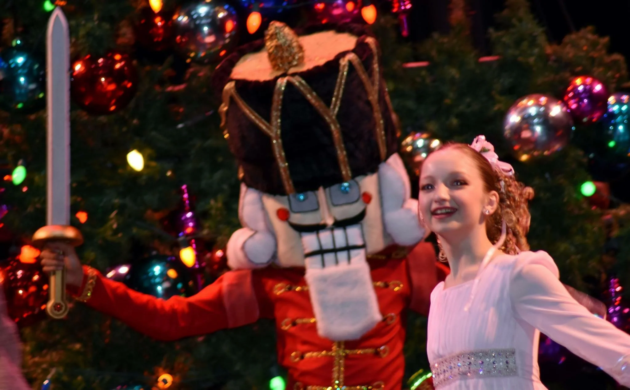 Zeraphine Jaeckel stars as Clara in “The Nutcracker,” playing next month at the Downey Theatre.